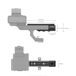 SmallRig Extension Rig for Sony FX3 XLR Handle at PROCAM | procam.com