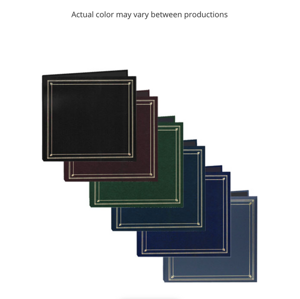 Pioneer Photo Albums Full Size Post Style Pocket Album BSP (Asst. Colors)