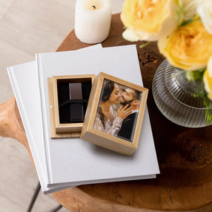 Wood Flash Drive USB Box W/ Acrylic Cover at PROCAM | procam.com