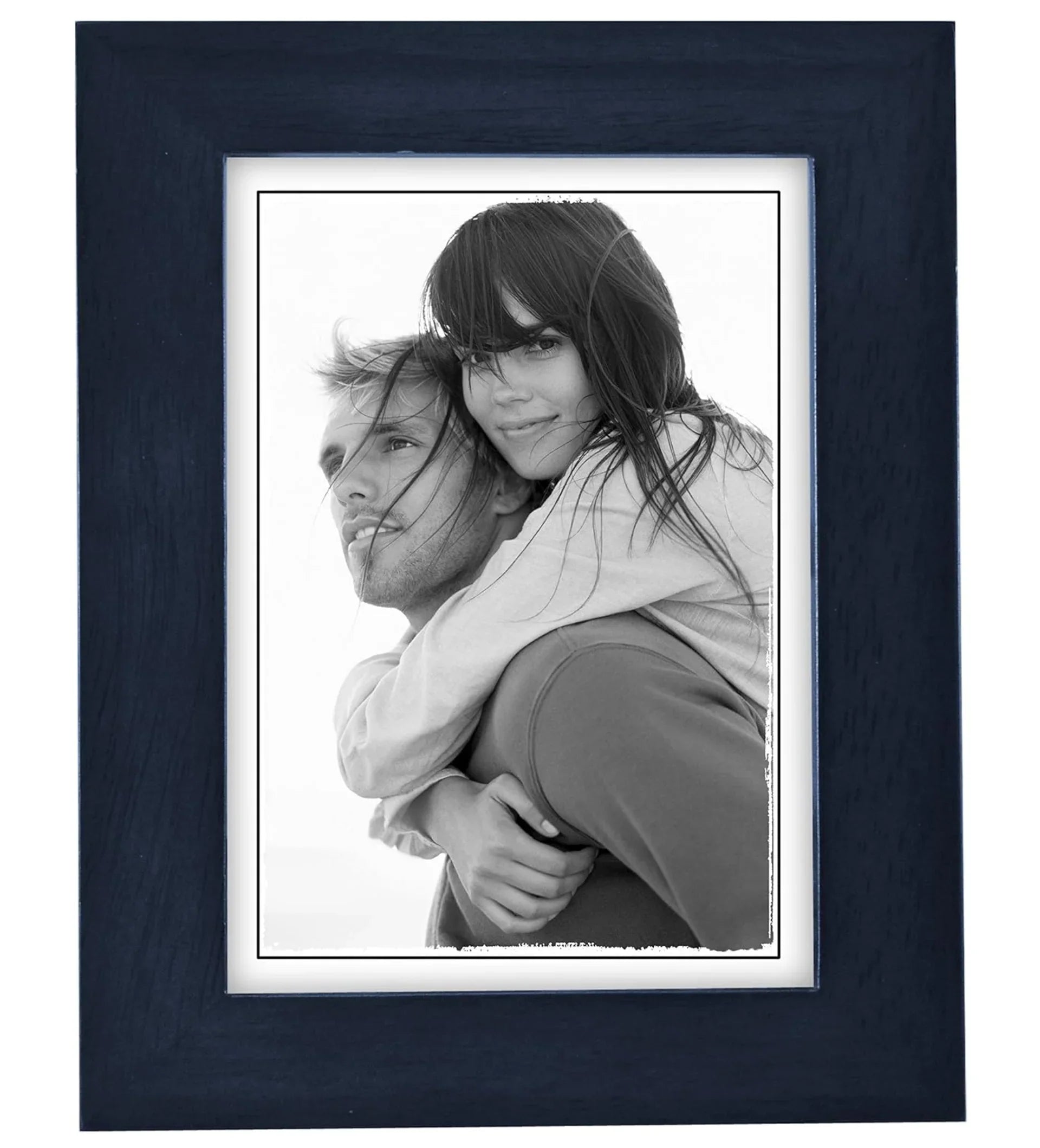Malden Linear Wood 5X7 Blue Picture Frame at PROCAM | procam.com