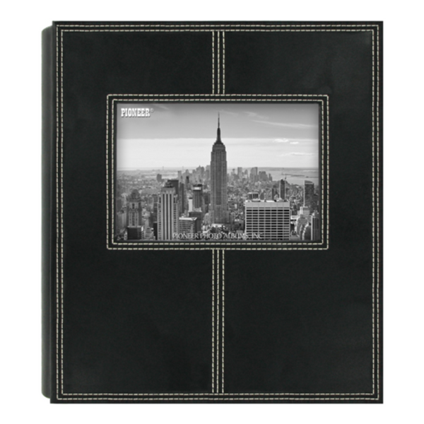 Pioneer 2PS160 Sewn Frame Leatherette Photo Album (Black)