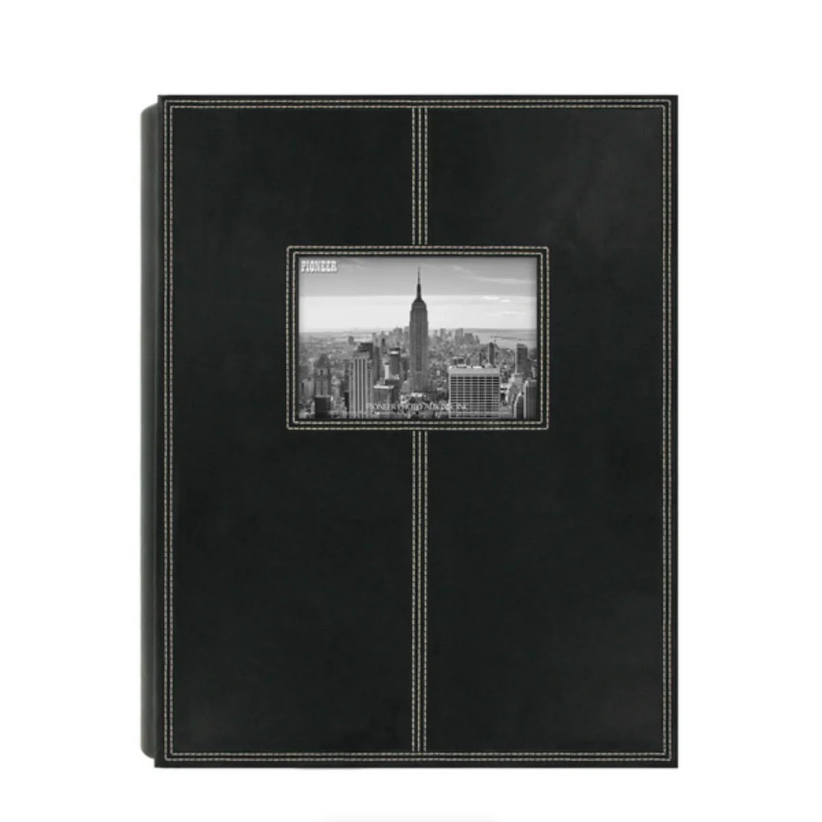 Pioneer 5PS300 Sewn Frame Leatherette Photo Album (Black) at PROCAM | procam.com