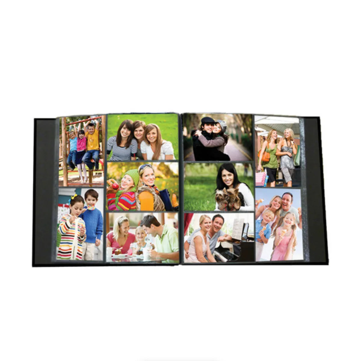 Pioneer 5PS300 Sewn Frame Leatherette Photo Album (Black) at PROCAM | procam.com