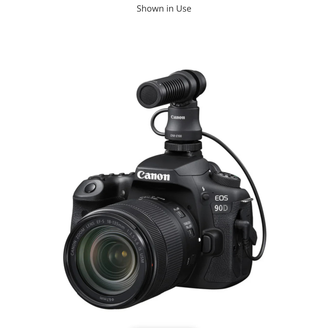 Canon DM-E100 Stereo Microphone at PROCAM | procam.com