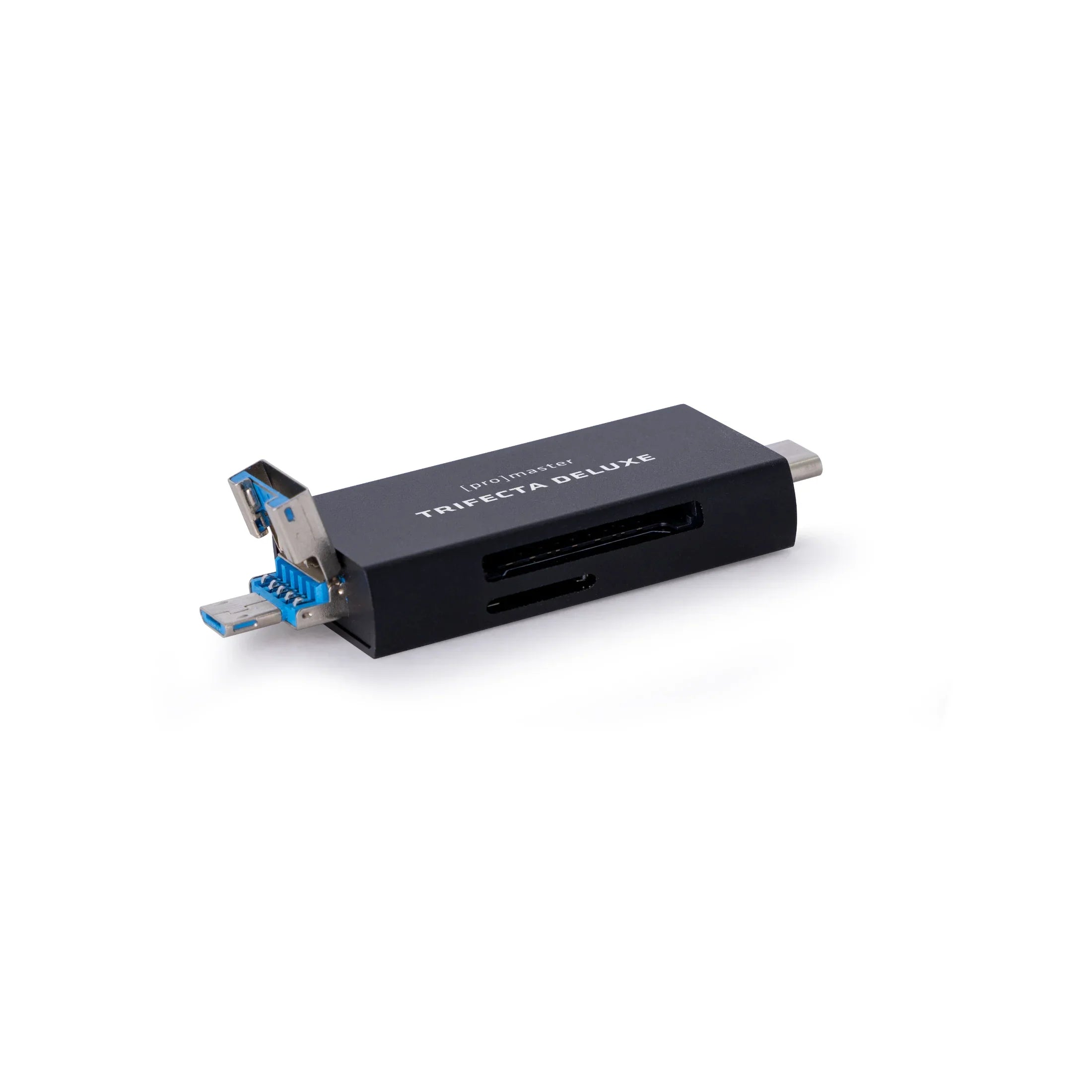 ProMaster Trifecta Deluxe SD & Micro SD UHS-II Card Reader at PROCAM | procam.com