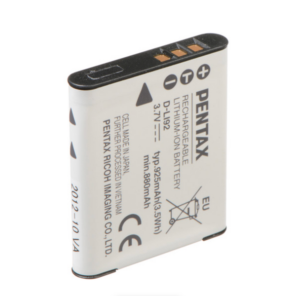 Pentax D-LI92 Rechargeable Li-Ion Battery for Pentax X70 Digital Camera