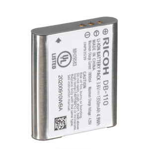 Ricoh DB-110 Rechargeable Lithium-Ion Battery (3.6V, 1350mAh) at PROCAM | procam.com