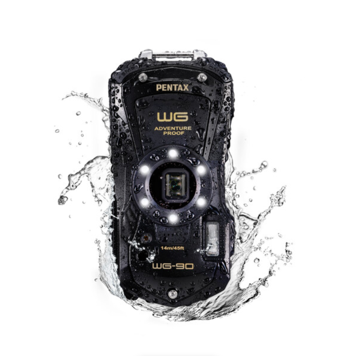 PENTAX WG-90 ブラック Amazon.com : PENTAX WG-90 Black Waterproof Camera, Shockproof