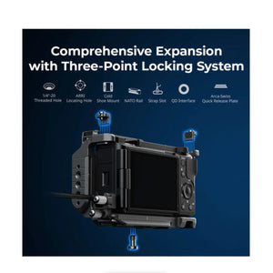 SmallRig L-Shape Mount Plate with Wooden Handle for Sony ZV-E10 II at PROCAM | procam.com
