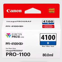 Canon PFI-4100 Blue Pigment Ink Tank (80mL) for PRO-1100