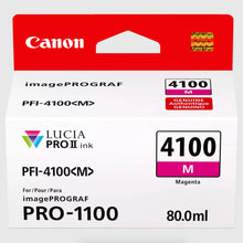 Canon PFI-4100 Magenta Pigment Ink Tank (80mL) for PRO-1100