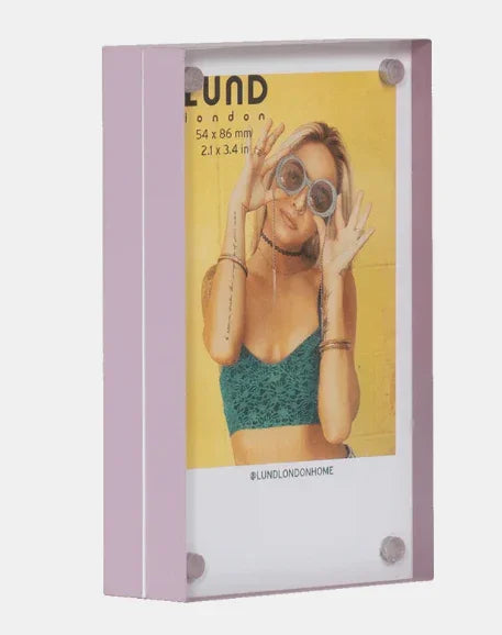 Lund 2x3 Instax Magnetic Frame Pink at PROCAM | procam.com