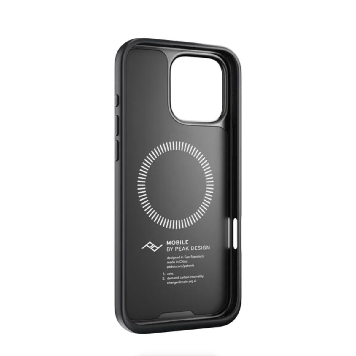 Peak Design Mobile Everyday Clarino Case for iPhone 16 Pro Max (Black) at PROCAM | procam.com
