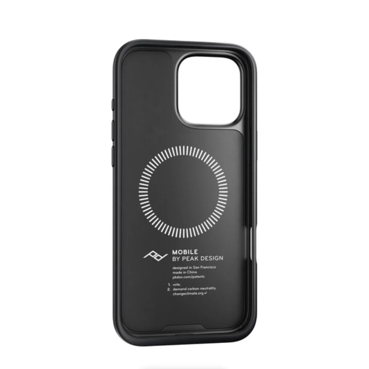 Peak Design Mobile Everyday Clarino Case for iPhone 16 Pro Max (Black) at PROCAM | procam.com