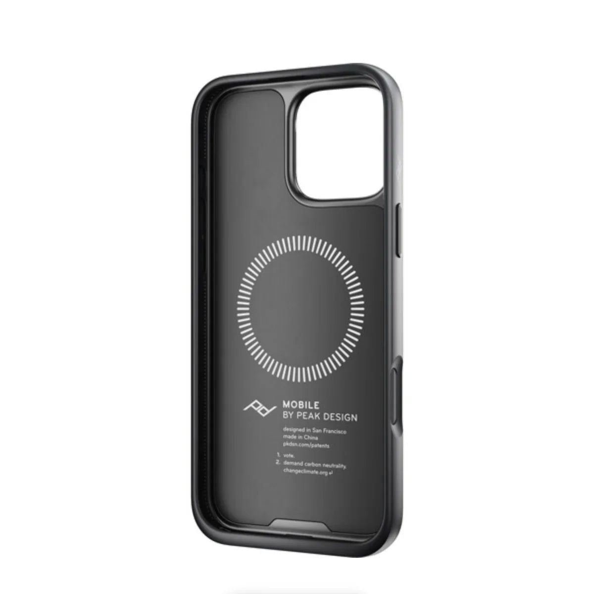 Peak Design Mobile Everyday Clarino Case for iPhone 16 Pro Max (Black) at PROCAM | procam.com