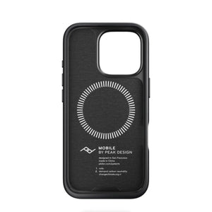 Peak Design Mobile Everyday Fabric Case for iPhone 16 Pro (Charcoal) at PROCAM | procam.com