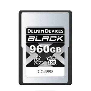 Delkin Devices BLACK CFexpress Type A 4.0 Memory Card - 960GB at PROCAM | procam.com