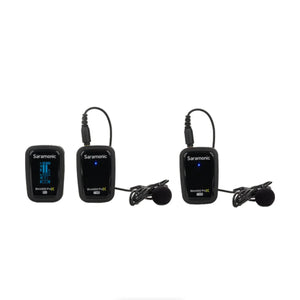 Saramonic Blink 500 ProX B2R 2-Person Digital Camera-Mount Wireless Omni Lavalier Microphone System (Black, 2.4 GHz) at PROCAM | procam.com