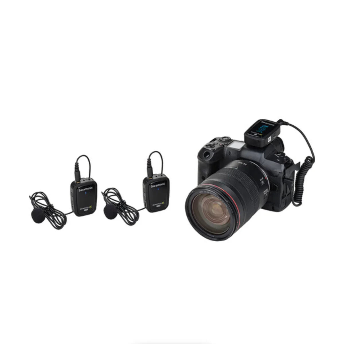Saramonic Blink 500 ProX B2R 2-Person Digital Camera-Mount Wireless Omni Lavalier Microphone System (Black, 2.4 GHz) at PROCAM | procam.com