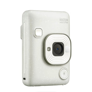 FUJIFILM INSTAX MINI Liplay Hybrid Instant Camera (Misty White) at PROCAM | procam.com