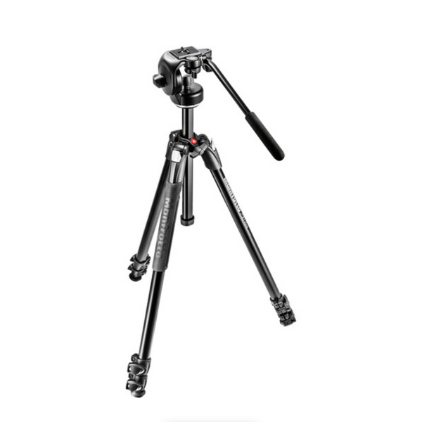 Manfrotto 290 Xtra Aluminum Tripod with 128RC Micro Fluid Video Head