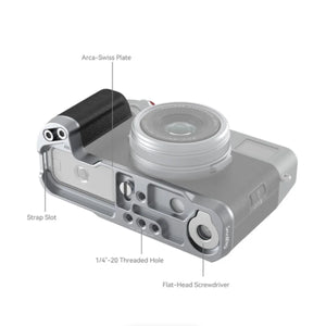 SmallRig L-Shape Grip for FUJIFILM X100VI/X100V (Silver) at PROCAM | procam.com