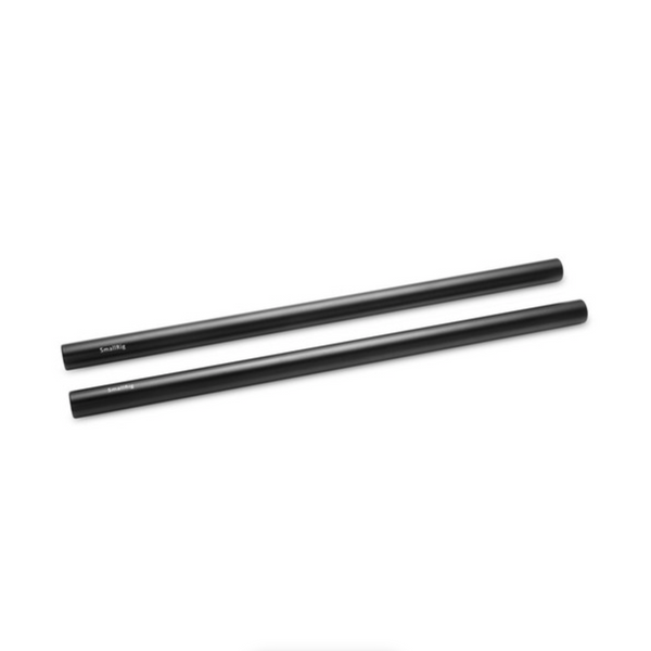 SmallRig 15mm Aluminum Rods (Pair, Black, 12")