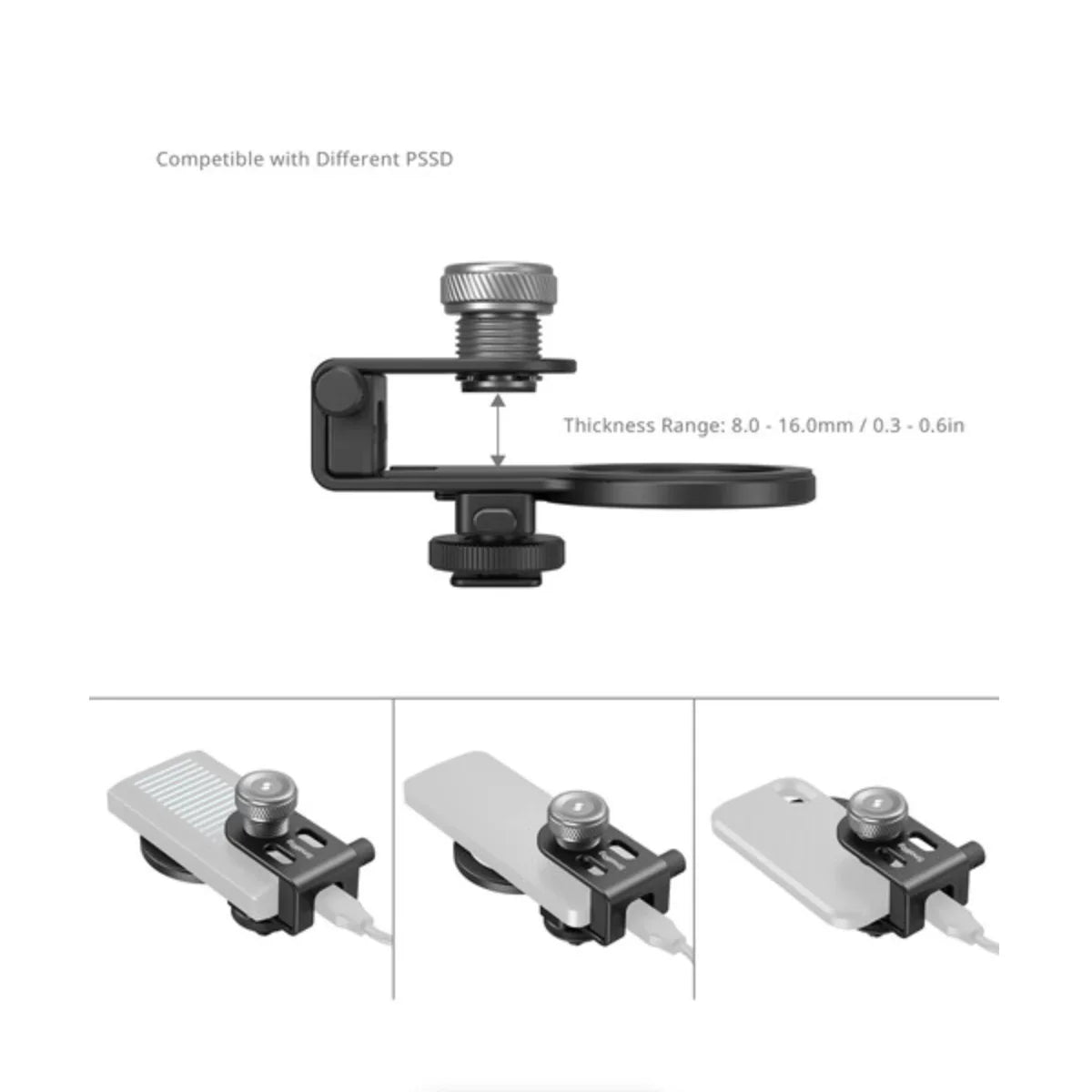 SmallRig MagSafe/Cold Shoe Universal 2-in-1 SSD Holder at PROCAM | procam.com