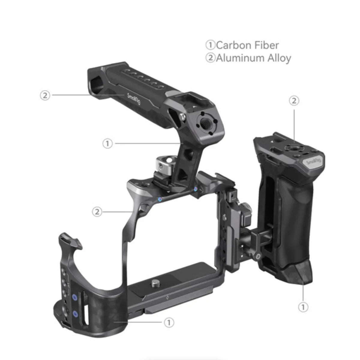SmallRig Rhinoceros Advanced Cage Kit for Sony a7R V, a7 IV & a7S III at PROCAM | procam.com
