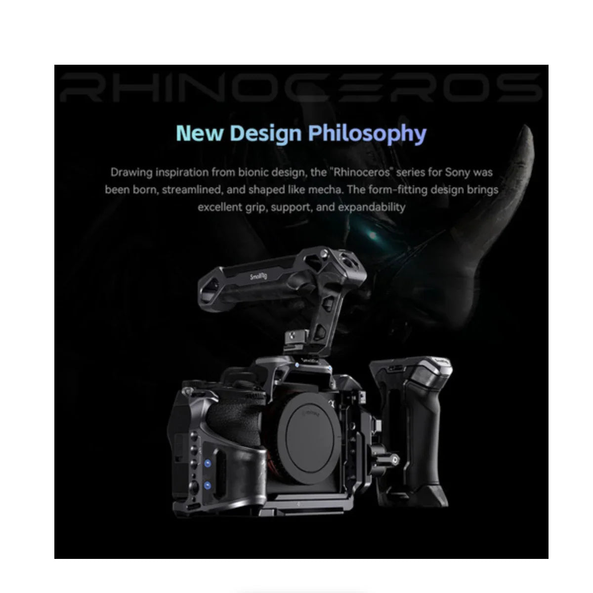 SmallRig Rhinoceros Advanced Cage Kit for Sony a7R V, a7 IV & a7S III at PROCAM | procam.com