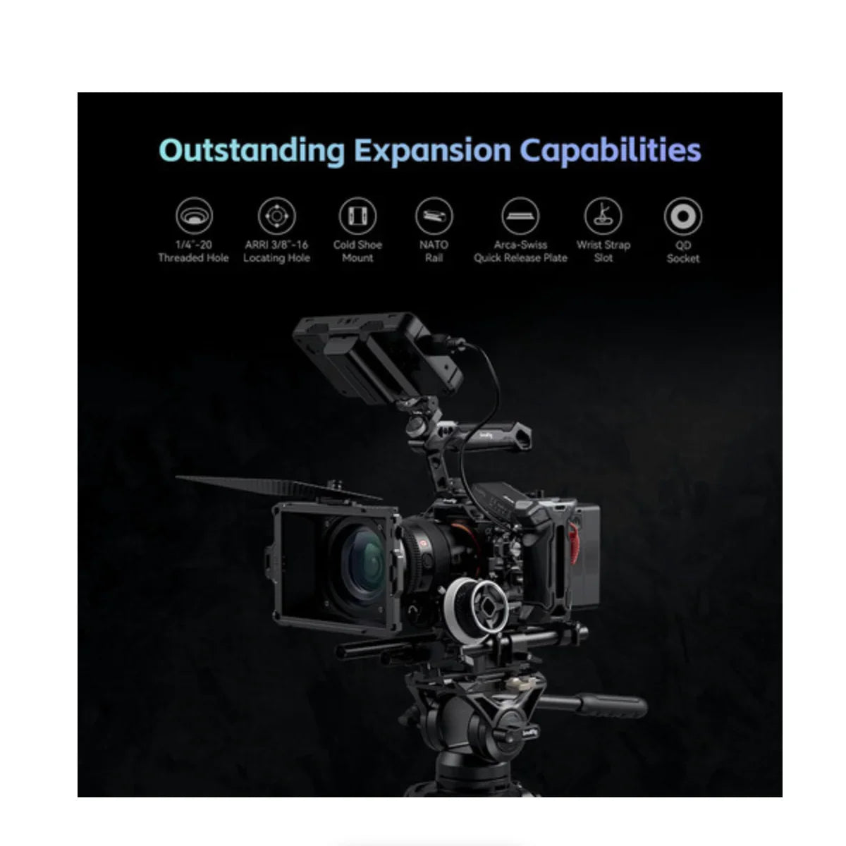 SmallRig Rhinoceros Advanced Cage Kit for Sony a7R V, a7 IV & a7S III at PROCAM | procam.com
