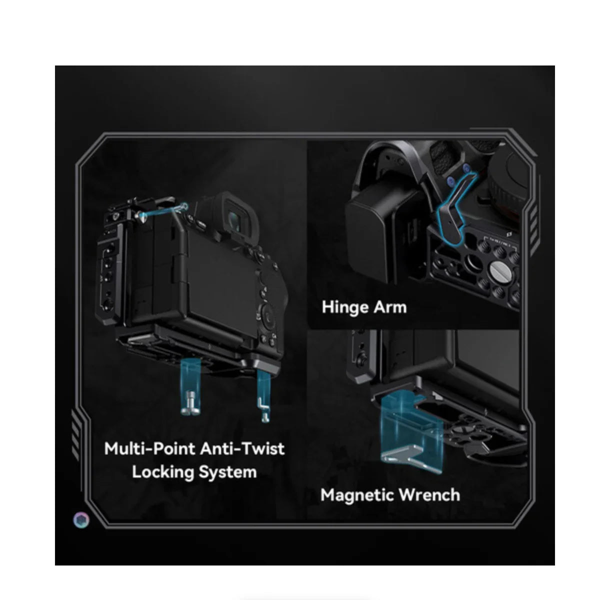SmallRig Rhinoceros Advanced Cage Kit for Sony a7R V, a7 IV & a7S III at PROCAM | procam.com