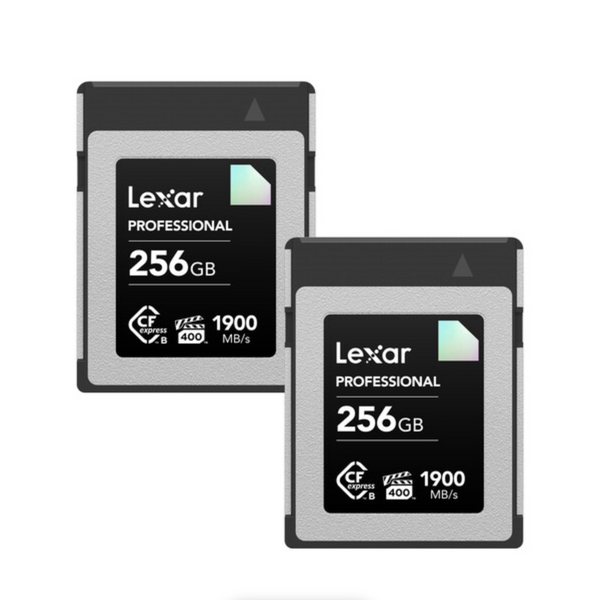 Lexar Professional CFexpress Type B Memory Card (DIAMOND Series) - 256GB (2-Pack)