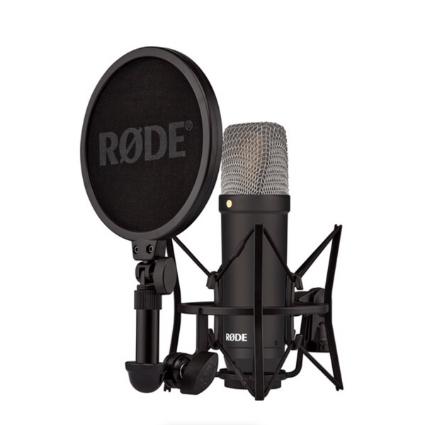 RODE NT1 Signature Series Large-Diaphragm Condenser Microphone (Black)