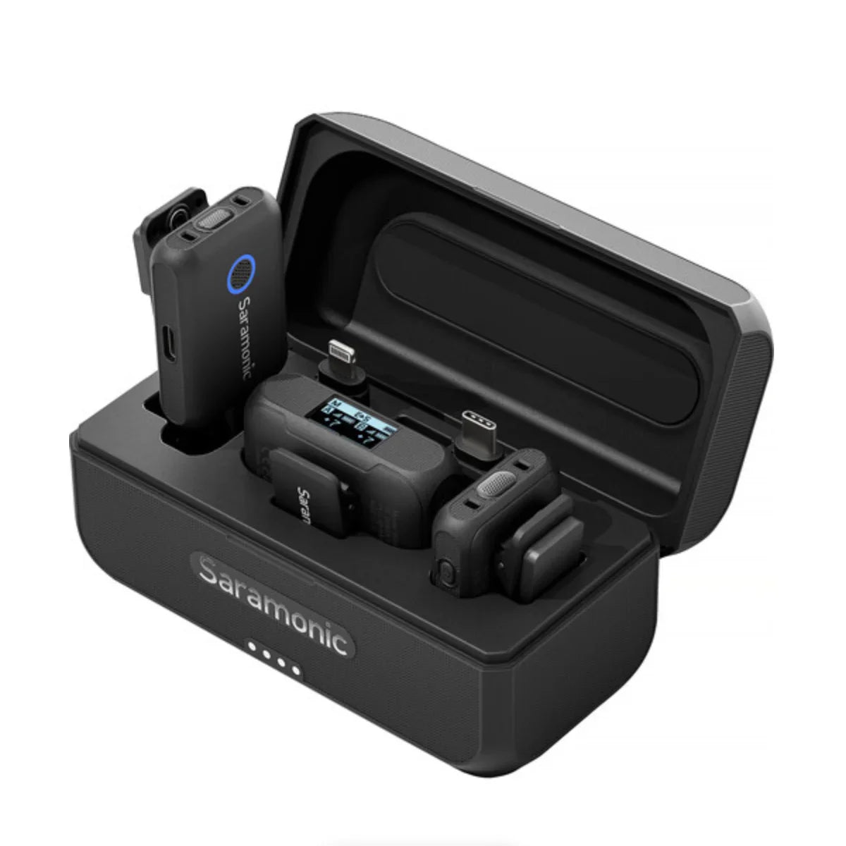 Saramonic Blink 500 B2+ 2-Person Wireless Clip-On Microphone System for Cameras and Mobile Devices (2.4 GHz) at PROCAM | procam.com