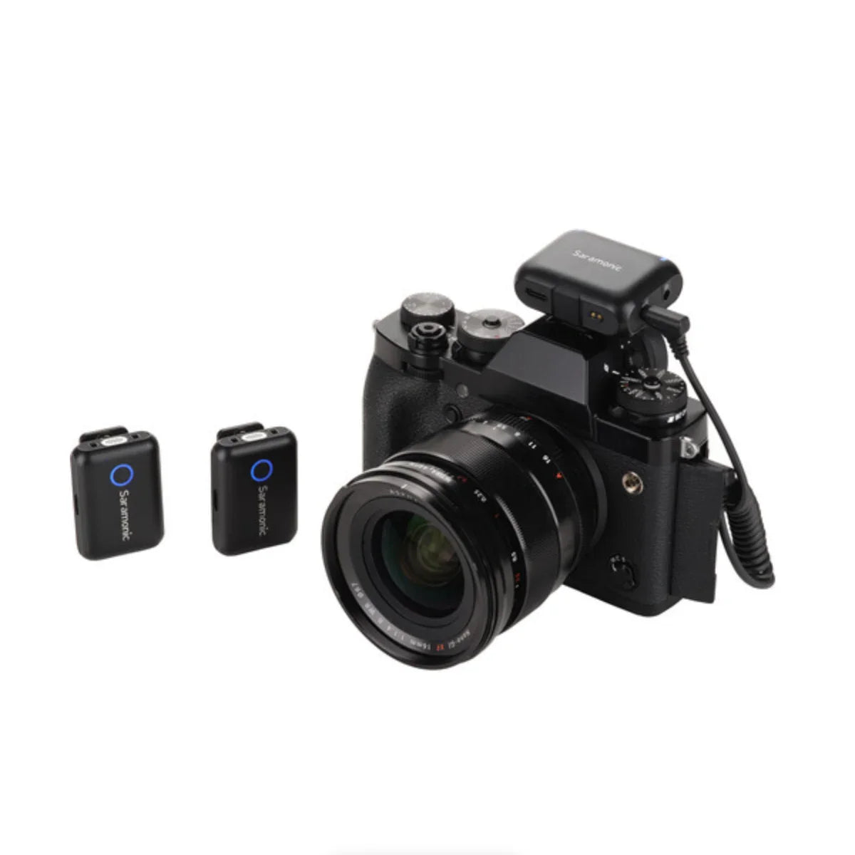 Saramonic Blink 500 B2+ 2-Person Wireless Clip-On Microphone System for Cameras and Mobile Devices (2.4 GHz) at PROCAM | procam.com