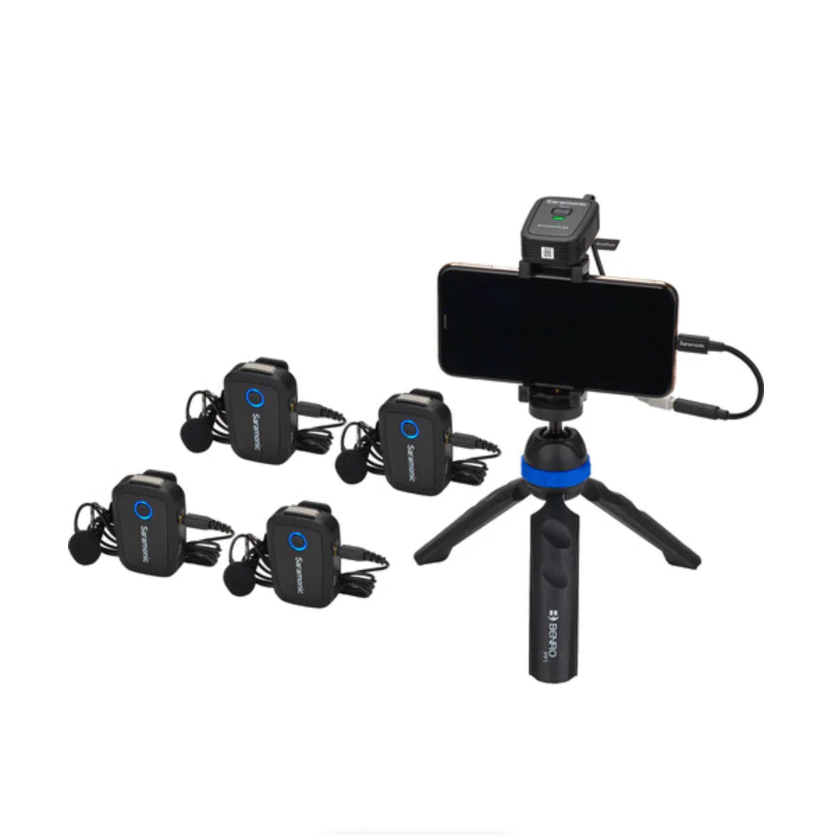 Saramonic Blink 500 T4 4-Person Wireless Microphone System (2.4 GHz) at PROCAM | procam.com