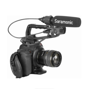 Saramonic SR-NV5X Short Shotgun Microphone with Hardwired XLR Cable at PROCAM | procam.com