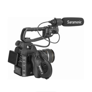 Saramonic SR-NV5X Short Shotgun Microphone with Hardwired XLR Cable at PROCAM | procam.com