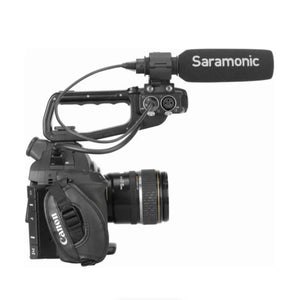 Saramonic SR-NV5X Short Shotgun Microphone with Hardwired XLR Cable at PROCAM | procam.com
