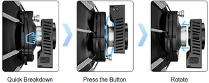 Sirui QR40 Quick-Open Softbox For C150X (15.7") at PROCAM | procam.com