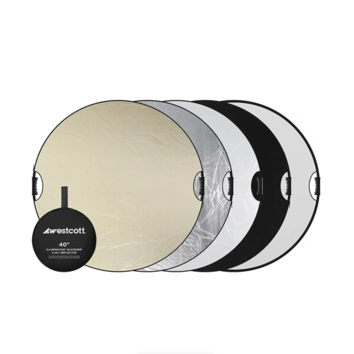 Westcott Illuminator QuickGrip 5-in-1 Reflector (40") at PROCAM | procam.com