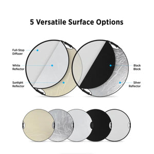 Westcott Illuminator QuickGrip 5-in-1 Reflector (40") at PROCAM | procam.com