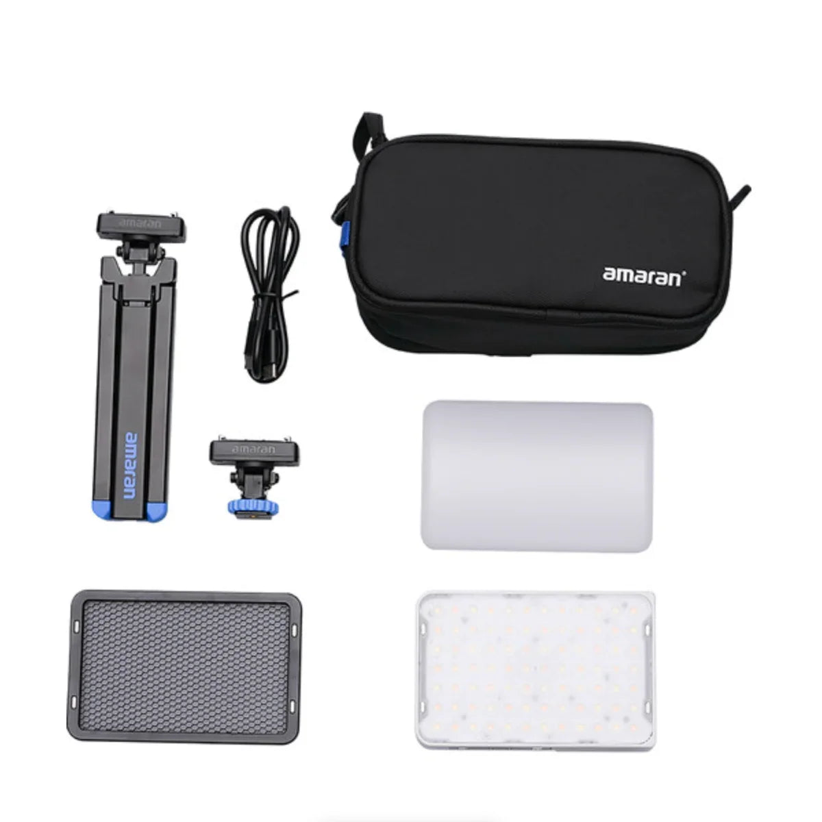 amaran Ace 25x Bi-Color LED Light Panel All-in-One Creator Kit (White) at PROCAM | procam.com