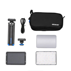 amaran Ace 25x Bi-Color LED Light Panel All-in-One Creator Kit (Charcoal) at PROCAM | procam.com