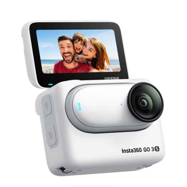 Insta360 GO 3S Action Camera Standard Bundle (128GB, Arctic White)