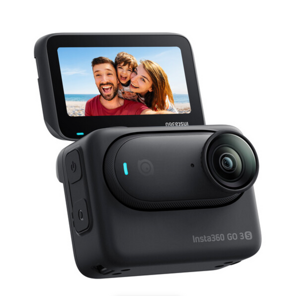 Insta360 GO 3S Action Camera Standard Bundle (128GB, Midnight Black)