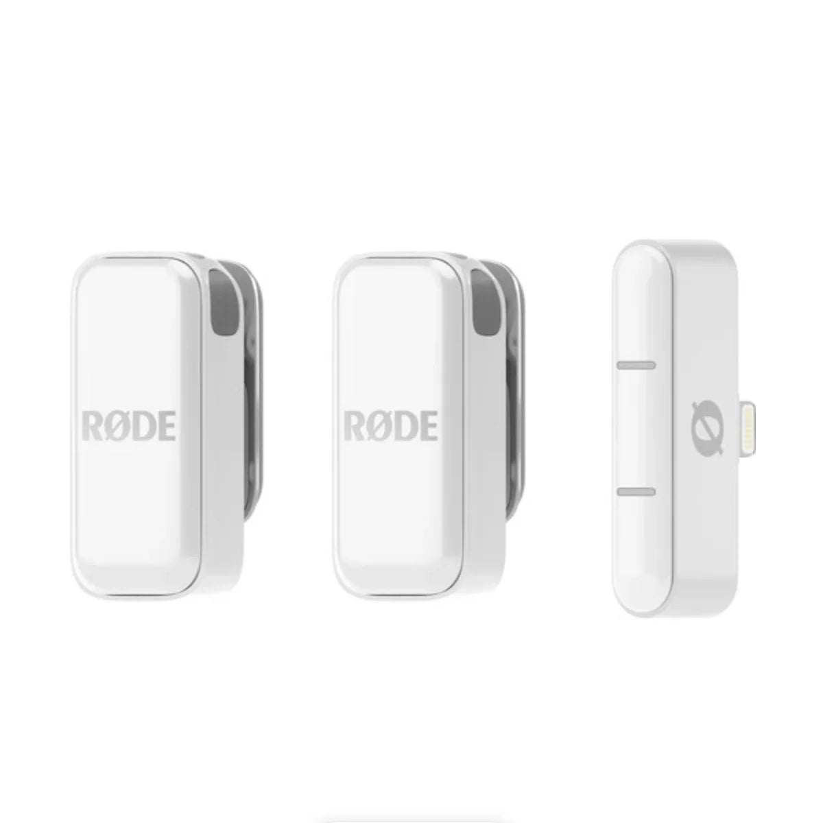 RODE Wireless Micro 2-Person Ultracompact Wireless Microphone System with USB-C Connector (2.4 GHz, White) at PROCAM | procam.com