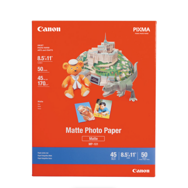 Canon 50-Pack 8.5" x 11" Matte Photo Paper