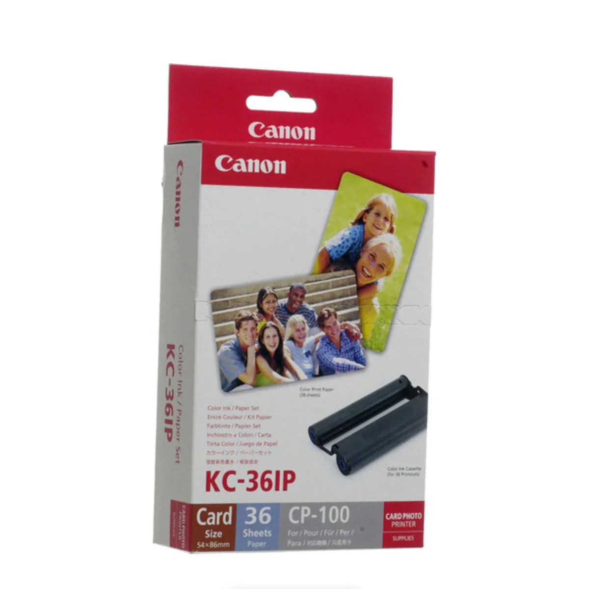 Canon KC-36IP Color Ink & Paper Set, (2.1 x 3.4", 36 Sheets) at PROCAM | procam.com